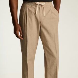 Bonobos Linen Blend Boardwalk Pant - Color: 
Khaki Herringbone Linen